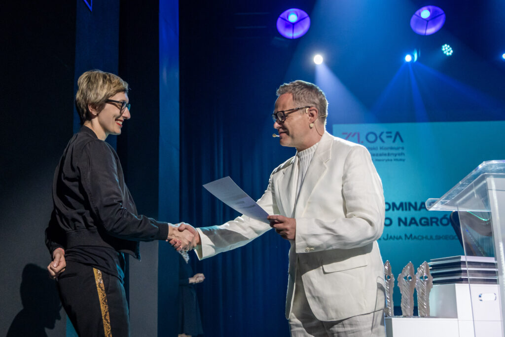 Łukasz Maciejewski wręcza Nominacje do Nagród im. Jana Machulskiego